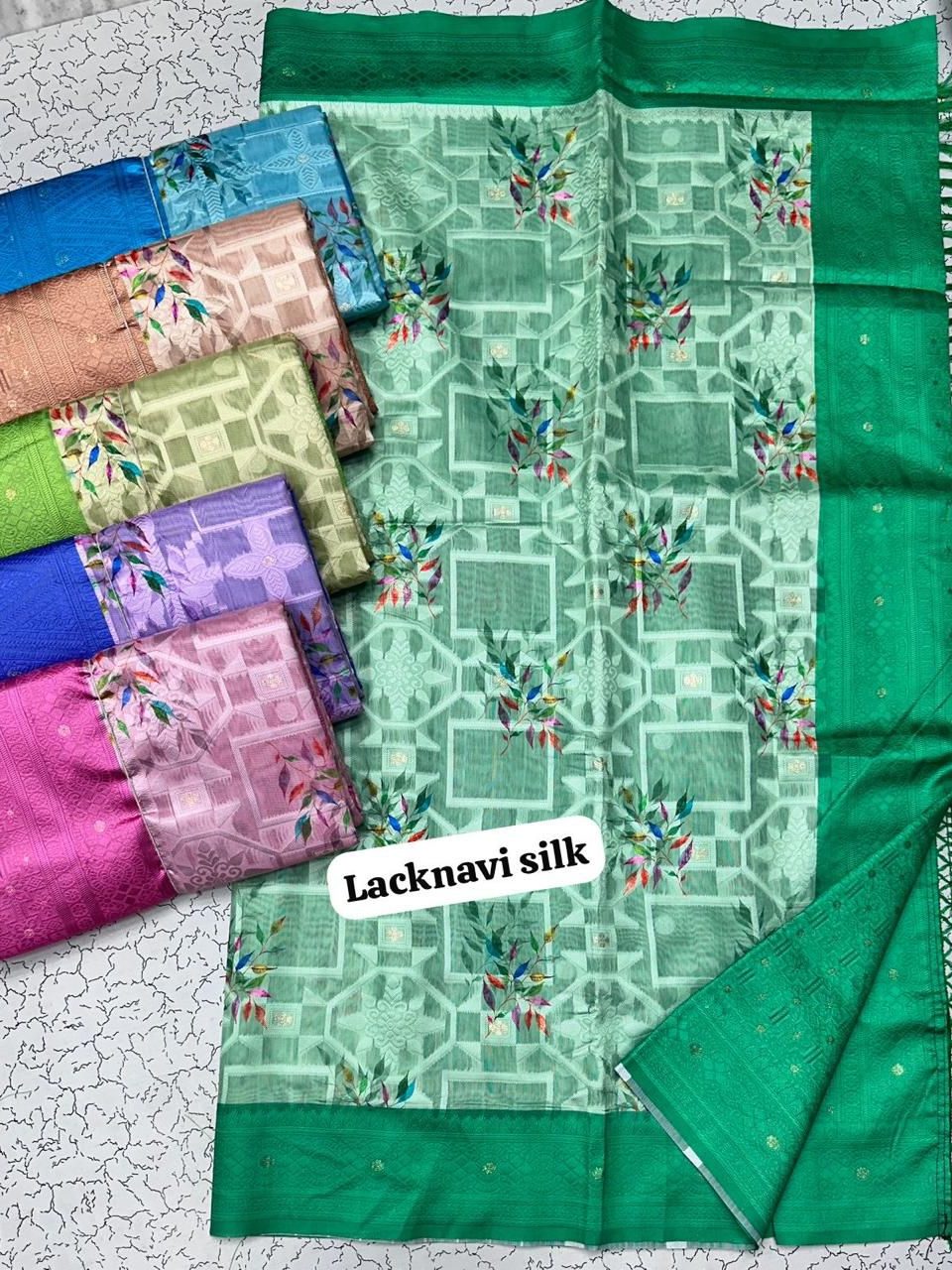 LACKNAVUI SILK SAREEE